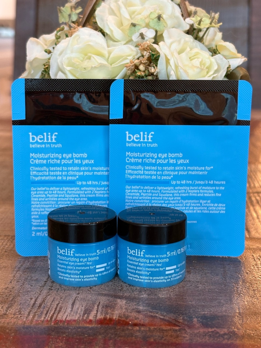 New BELIF Moisturizing EYE BOMB Minis & Samples BUNDLE!